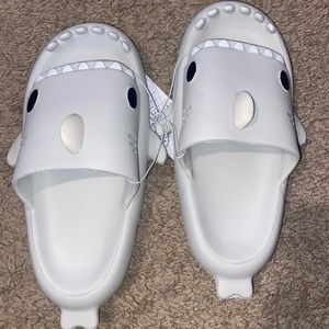 Light grey shark slides
